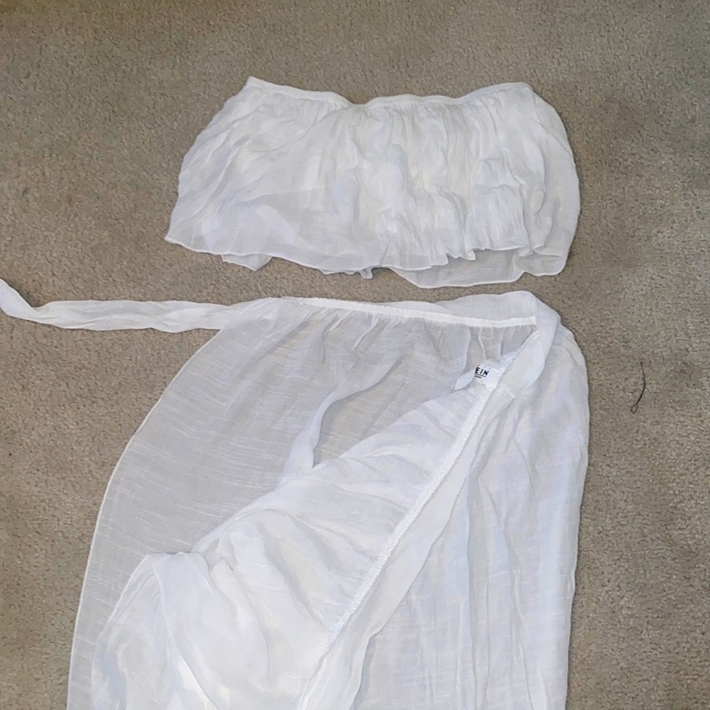 white, see through cover up